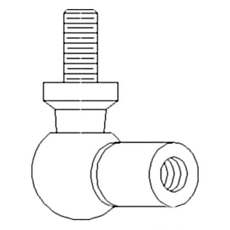 Aftermarket Steel Fits Cased Ball Joint Strut End M88 x 16mm VPM1573